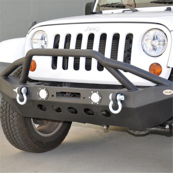 Broma LFS-8 Mid Width Black Front Winch HD Bumper with Pre-Runner Guard for 2007-2018 Jeep Gladiator BR1850147